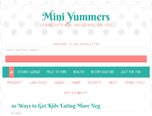 Tablet Screenshot of miniyummers.com